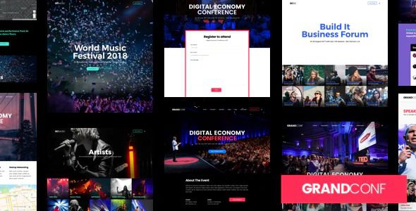 Grand Conference v5.3.0 | 活动 WordPress 主题下载