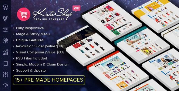 KuteShop v.4.3.0 – 多用途 WooCommerce WordPress 主题（支持 RTL）下载