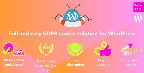 WeePie Cookie Allow v3.4.12 完整的 GDPR / AVG / CCPA Cookie 合规性 WordPress 插件下载