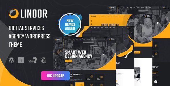 Linoor GPL v1.8 – 数字代理服务 WordPress 主题下载
