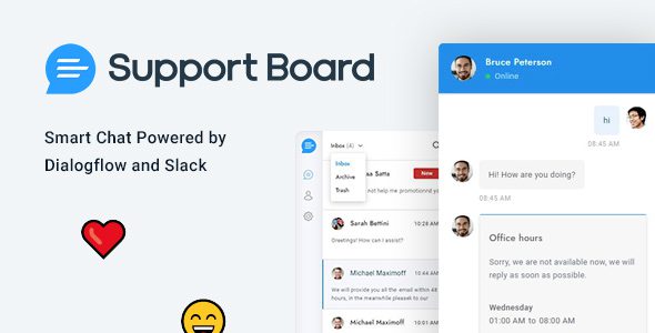 Chat – Support Board v.3.9.1 +addons– WordPress 在线客服聊天插件下载破解版