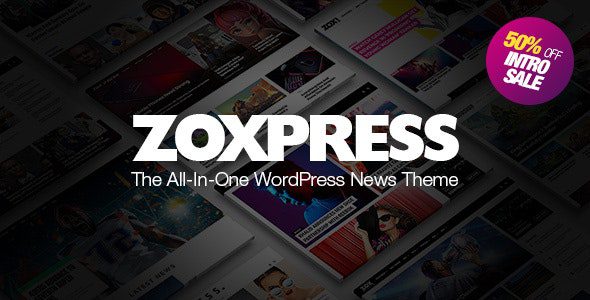 ZoxPress GPL v.2.11.0 – 多合一 WordPress 新闻主题下载