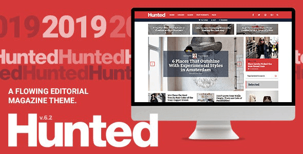 Hunted v8.0.7 – 浮动的社论杂志主题下载