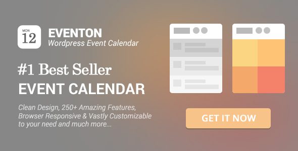 EventOn 合集 – WordPress活动日历插件 + 所有拓展程序下载