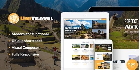 UniTravel GPL v.1.4.3 – 旅行社及旅游局 WordPress 主题下载