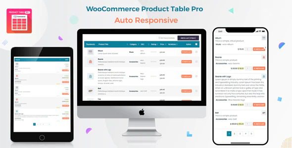 Woo Product Table Pro v.9.0.0[Codecanyon] – WooCommerce产品表查看解决方案插件下载