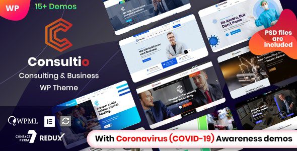 Consultio GPL v.3.2.8 – 企业咨询WordPress主题下载