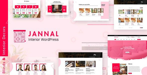 Jannal GPL v3.6 – 窗户窗帘门服务主题下载