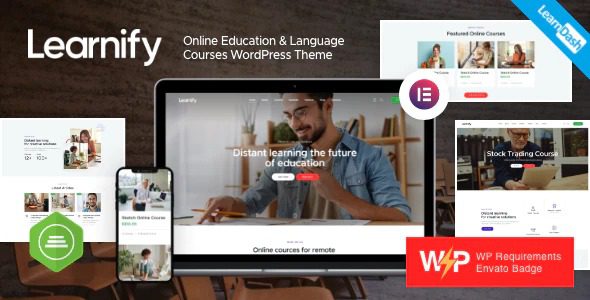 Learnify GPL v1.15 – 在线教育课程WordPress主题下载