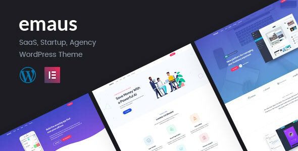 Emaus v1.4.2 – SaaS 应用程序和 Startup Elementor 主题下载