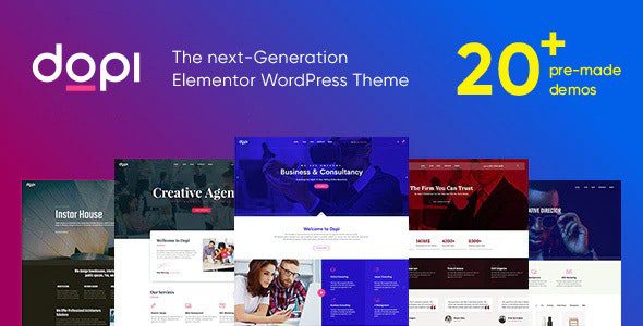 Dopi GPL v.1.2.4 – Elementor MultiPurpose WordPress主题下载