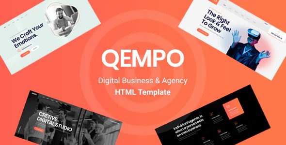 Qempo GPL v.1.2.3 – 数字机构服务WordPress主题下载