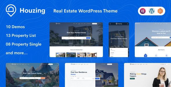 Houzing v1.0.44 – 房地产 WordPress 主题下载