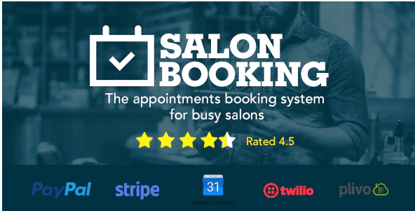 Salon Booking GPL v10.30.7 – WordPress预定插件下载