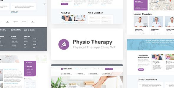 Physio v3.1.1 – 物理治疗和医疗诊所 WP 主题下载