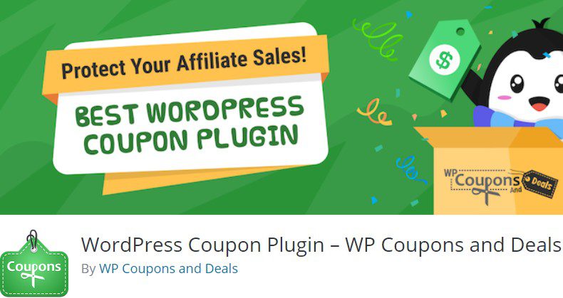 WP Coupons v.1.8.3 – 排名第一的 WordPress 下载优惠券插件破解版下载