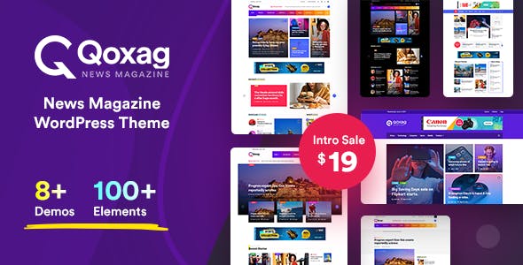 Qoxag v2.1.3 – WordPress 杂志主题下载