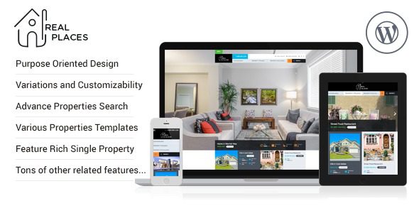 RealPlaces v.1.9.4 – 房地产销售和租赁 WordPress 主题下载