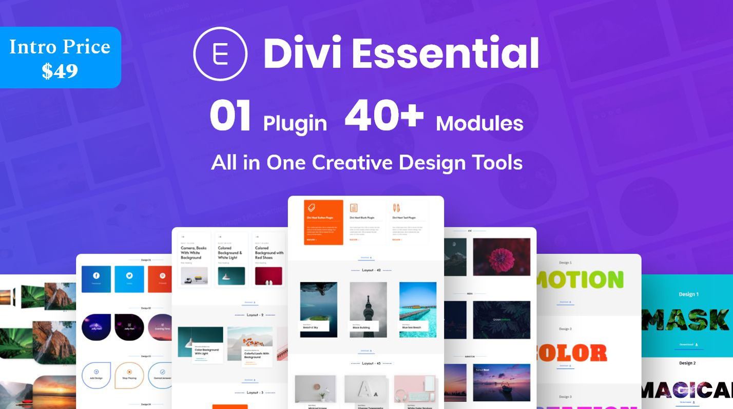 Divi Essential v5.9.0 免费下载– Divi 拓展插件
