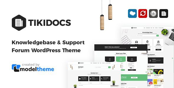 Tikidocs v2.2.3 – 知识库和支持论坛 WordPress 主题 + RTL 下载