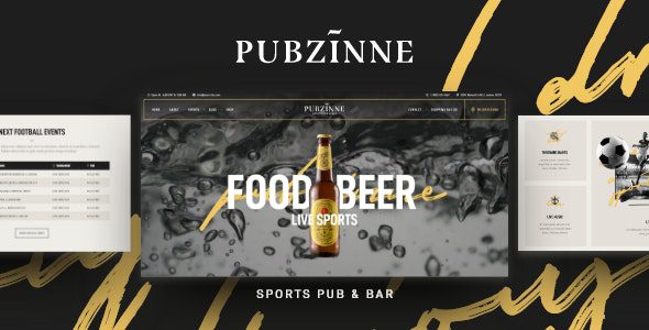 Pubzinne v1.0.5 – WordPress 酒吧主题下载