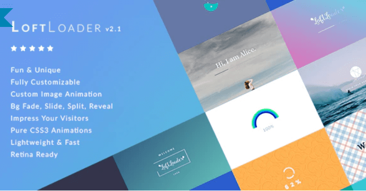 LoftLoader Pro v2.5 – WordPress 预加载器插件下载
