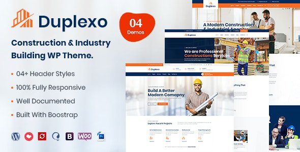 Duplexo v.5.9 – 建筑翻新 WordPress 主题下载