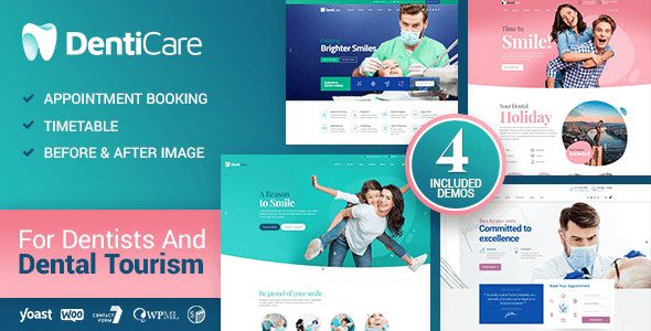 DentiCare v.1.2.2 – 医疗、牙医和牙科诊所主题下载