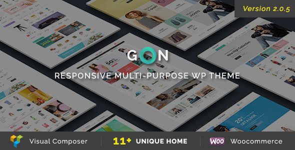 Gon v.2.5.5 响应式多功能 WordPress主题下载