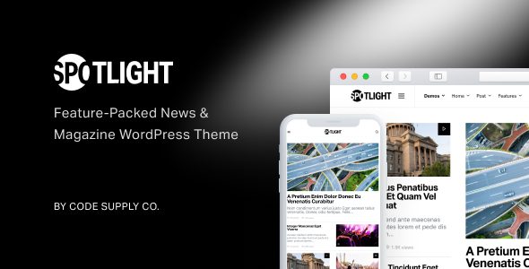 Spotlight v.1.8.0 – 功能丰富的新闻和杂志 WordPress 主题下载