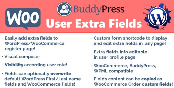 User Extra Fields – WordPress Plugin v.17.1 下载