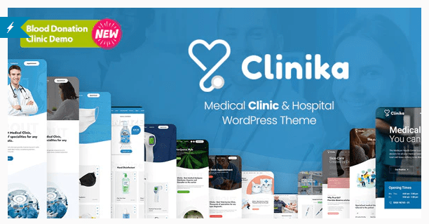 Clinika Nulled v2.3 – 医疗诊所 WordPress 主题破解版下载