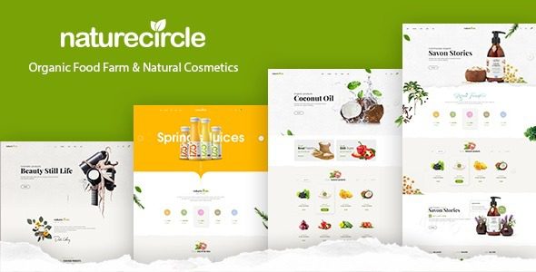 NatureCircle v1.1.4 – WooCommerce WordPress GPL 的有机主题下载