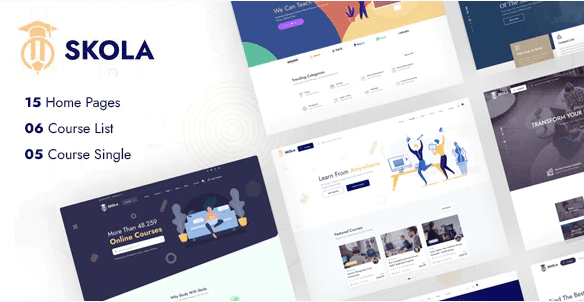 Skola v1.1.0 – LMS 在线课程 WordPress 主题下载