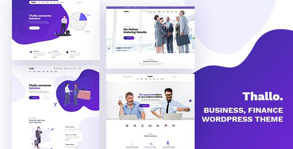 Thallo v1.2.1 – 咨询与金融 WordPress 主题下载