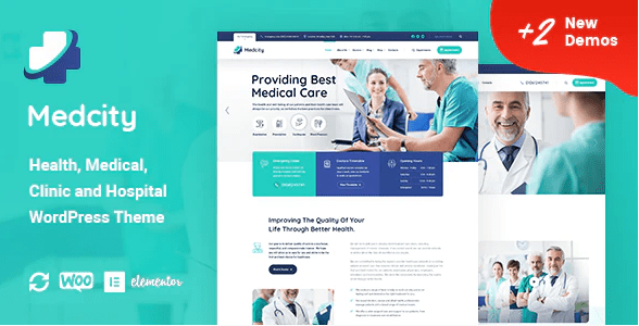 Medcity v1.1.4 – 健康与医疗 WordPress 主题下载