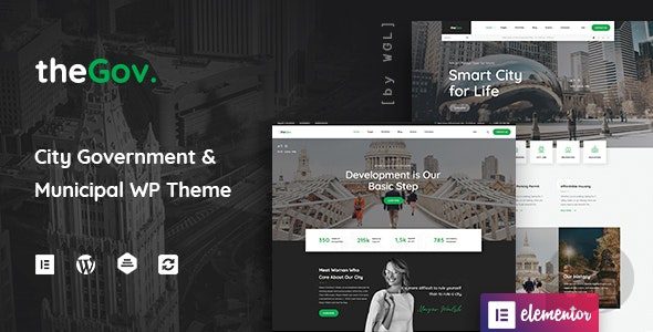 TheGov v2.0.22 – 市政和政府WordPress主题下载