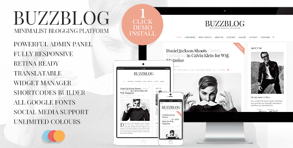 Buzz v6.0 – 生活方式博客和杂志 WordPress 主题下载