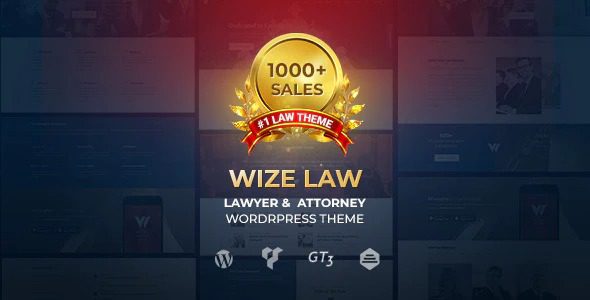 WizeLaw v.1.6.1 – 法律、律师和律师主题下载