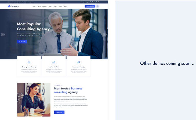 Consultar v1.0.6 – 咨询业务 WordPress 主题下载