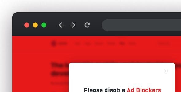 DeBlocker v3.4.12 – 要求访问者禁用去广告拓展程序的插件下载