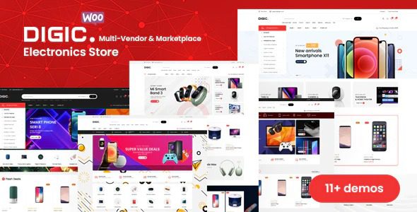 Digic v1.3.8 – 电子产品商店 WooCommerce 主题下载