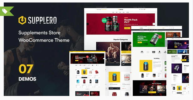 Supplero Nulled v1.6.3 – 健身功能补给商店 WooCommerce 主题下载