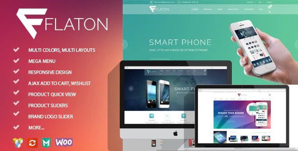 Flaton v1.6.8 – WooCommerce 响应式数字主题下载