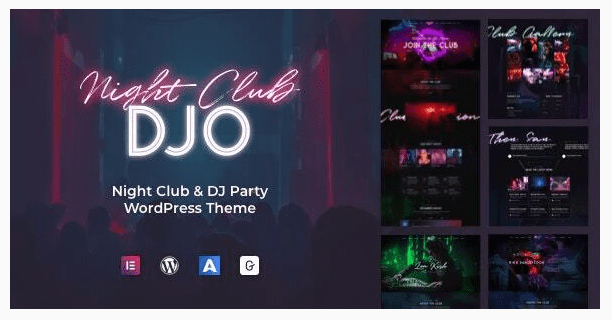 DJO Nulled v1.0.8 – 夜总会和 DJ WordPress 主题下载