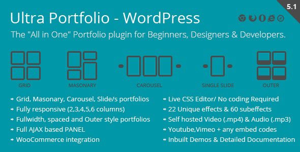 Ultra Portfolio v6.7 – WordPress插件下载