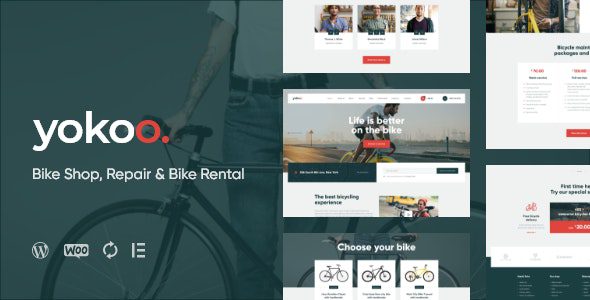 Yokoo v.1.1.10 – 自行车店和租售服务WordPress 主题下载