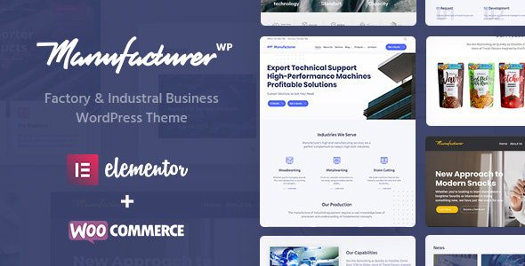 Manufacturer v1.3.13 – 工厂和工业 WordPress 主题下载