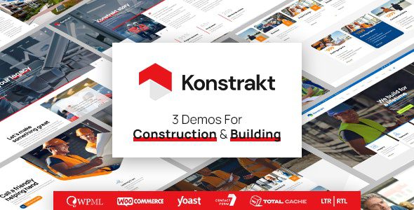 Konstrakt v1.2.5 – WordPress建筑主题下载