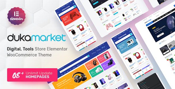 DukaMarket v1.3.0 – 多用途 WordPress 主题破解版下载